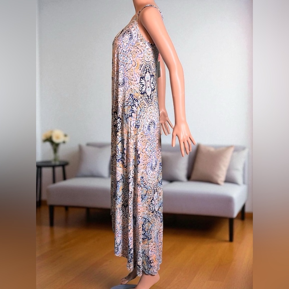 Cynthia Rowley. Maxi Dress. Paisley Floral Print. NWT. Size S - Picture 7 of 11